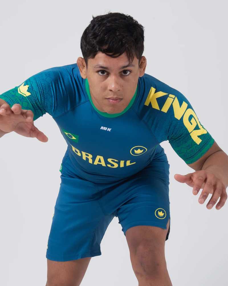 Kingz MI-K Roots rashguard-blue